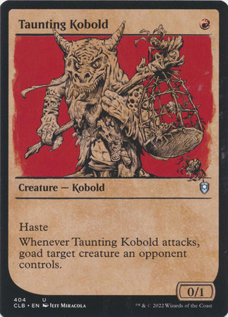 Battle for Baldur's Gate 404 Taunting Kobold (Rulebook)
