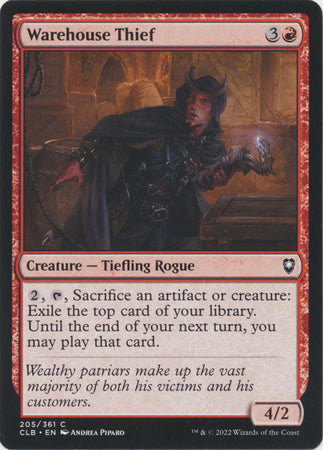 Battle for Baldur's Gate 205/361 Warehouse Thief