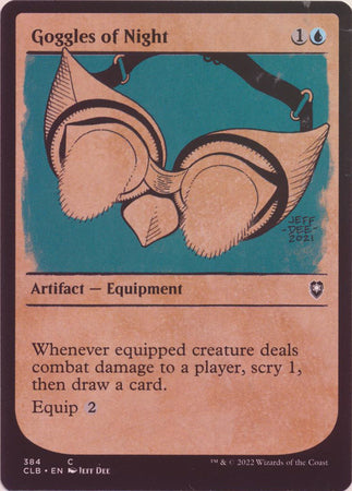 Battle for Baldur's Gate 384 Goggles of Night (Rulebook) (Foil)