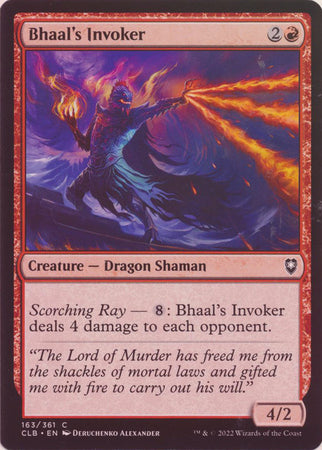 Battle for Baldur's Gate 163/361 Bhaal's Invoker (Foil)