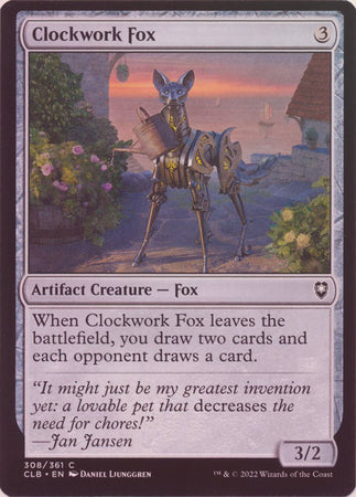 Battle for Baldur's Gate 308/361 Clockwork Fox (Foil)