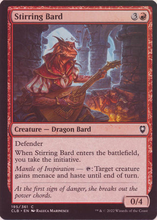 Battle for Baldur's Gate 195/361 Stirring Bard (Foil)