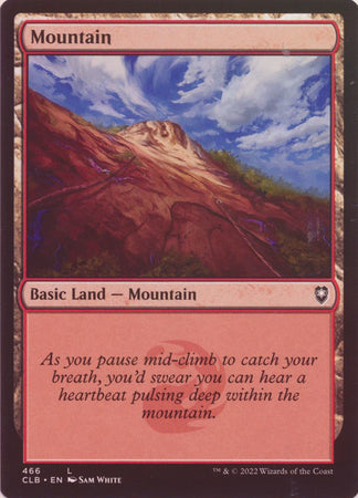 Battle for Baldur's Gate 466 Mountain (Foil)
