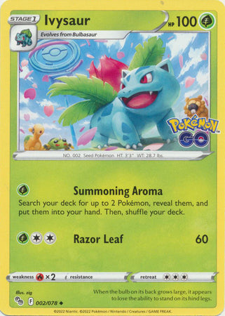 Pokémon GO 002/078 Ivysaur