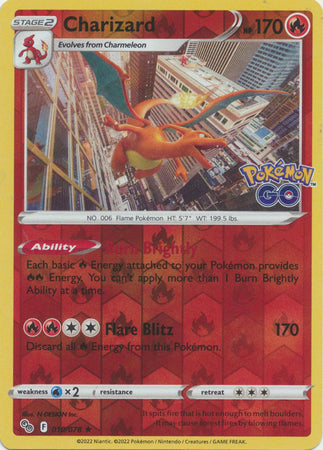 Pokémon GO 010/078 Charizard (Reverse Holo)