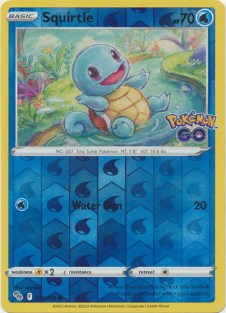Pokémon GO 015/078 Squirtle (Reverse Holo)