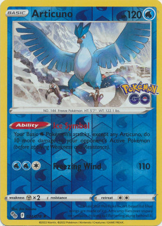 Pokémon GO 024/078 Articuno (Reverse Holo)
