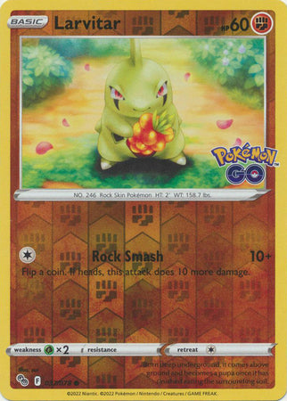 Pokémon GO 037/078 Larvitar (Reverse Holo)