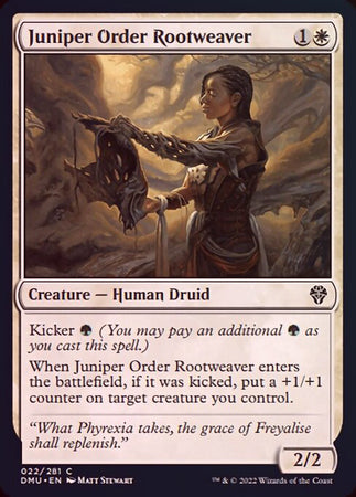 Dominaria United 022/281 Juniper Order Rootweaver (Foil)