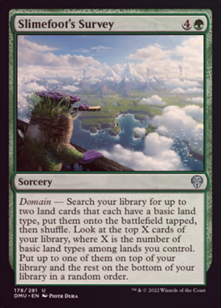 Dominaria United 178/281 Slimefoot's Survey (Foil)