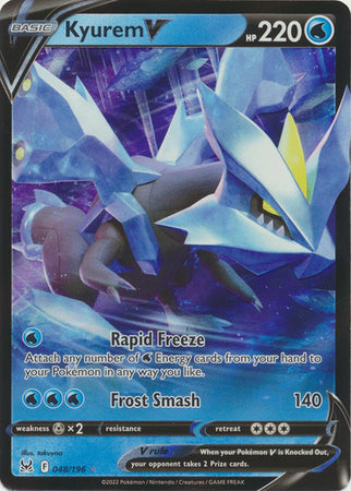 Lost Origin 048/196 Kyurem V (Half Art)