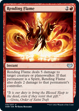 Innistrad: Crimson Vow 175/277 Rending Flame