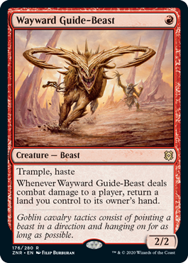 Zendikar Rising 176/280 Wayward Guide-Beast