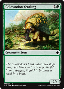Dragons of Tarkir 178/264 Colossodon Yearling