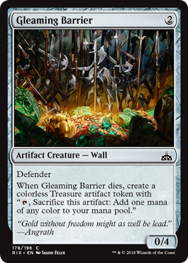 Rivals of Ixalan 178/196 Gleaming Barrier