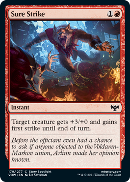 Innistrad: Crimson Vow 179/277 Sure Strike