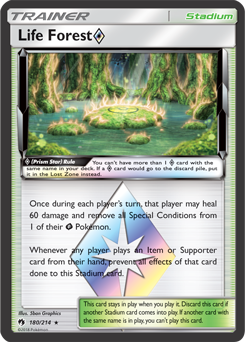 Lost Thunder 180/214 Life Forest (Prism)