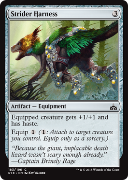 Rivals of Ixalan 183/196 Strider Harness