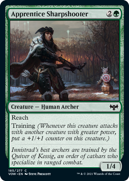 Innistrad: Crimson Vow 185/277 Apprentice Sharpshooter