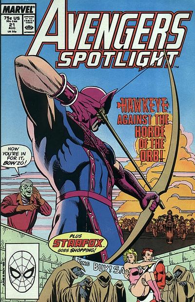 Avengers Spotlight #21 Marvel Comics (1989)