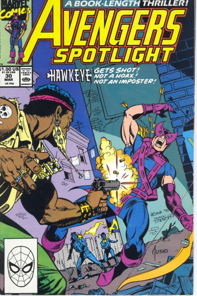 Avengers Spotlight #30 Marvel Comics (1989)