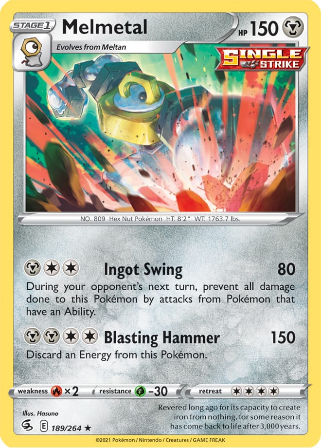 Fusion Strike 189/264 Melmetal (Holo)