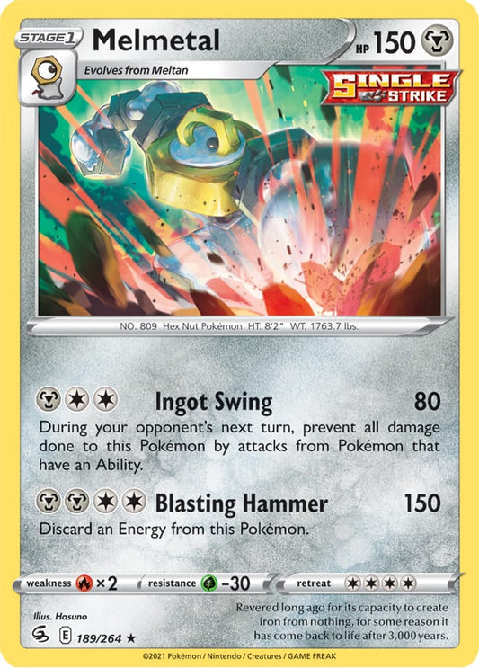 Fusion Strike 189/264 Melmetal (Holo)