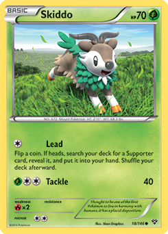 XY Base Set 018/146 Skiddo