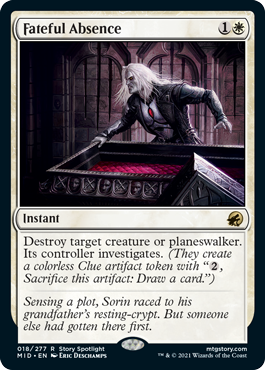 Innistrad: Midnight Hunt 018/277 Fateful Absence