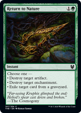 Theros Beyond Death 197/254 Return to Nature