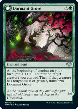 Innistrad: Crimson Vow 198/277 Dormant Grove//Gnarled Grovestrider