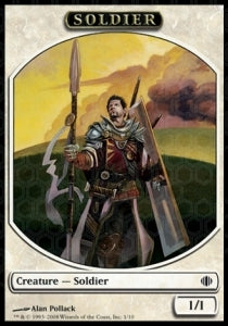 Soldier 01/10 Shards of Alara Token