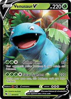Champion's Path 001/073 Venusaur V (Half Art)
