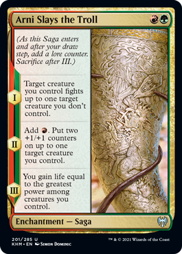 Kaldheim 201/285 Arni Slays the Troll