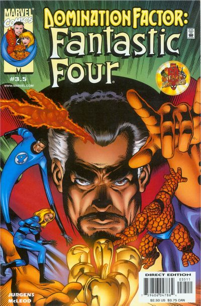 Domination Factor Fantastic Four #3.5 Marvel Comics (1999)