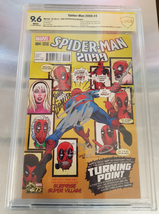 Spider-man 2099 #004 Marvel Comics (2014) SIGNED AND SLABBED (CH)