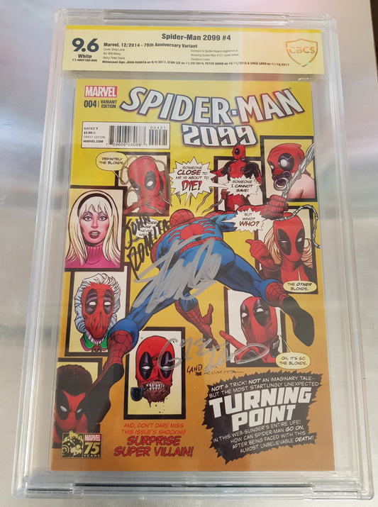 Spider-man 2099 #004 Marvel Comics (2014) SIGNED AND SLABBED
