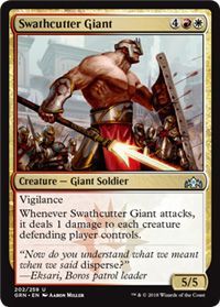 Guilds of Ravnica 202/259 Swathcutter Giant