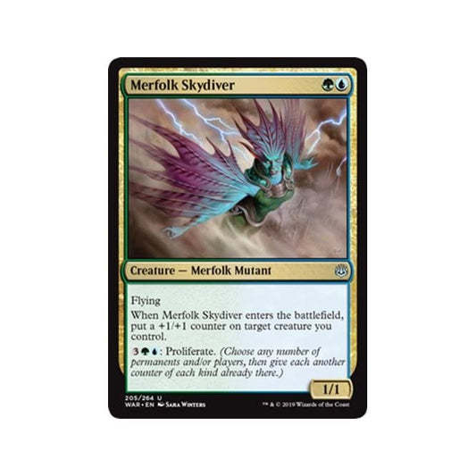 War of the Spark 205/264 Merfolk Skydiver