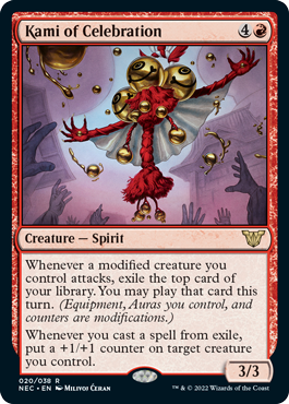 Kamigawa Neon Dynasty Commander 020/038 Kami of Celebration