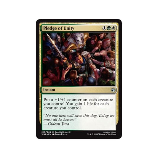 War of the Spark 210/264 Pledge of Unity