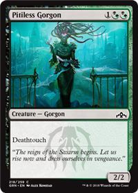Guilds of Ravnica 218/259 Pitiless Gorgon