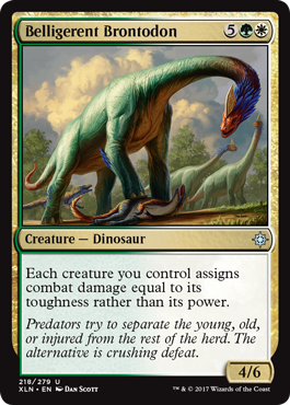 Ixalan 218/279 Belligerent Brontodon