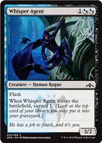Guilds of Ravnica 220/259 Whisper Agent
