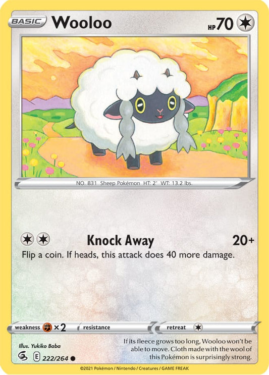 Fusion Strike 222/264 Wooloo