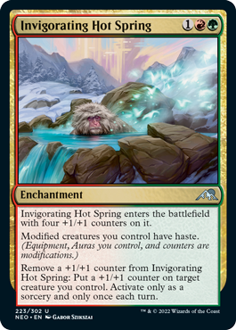 Kamigawa: Neon Dynasty 223/302 Invigorating Hot Springs