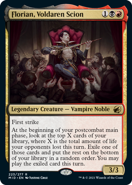Innistrad: Midnight Hunt 223/277 Florian, Voldaren Scion