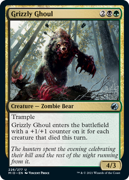 Innistrad: Midnight Hunt 226/277 Grizzly Ghoul