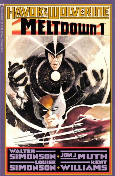 Havok & Wolverine Meltdown #1 Marvel Comics (1988)