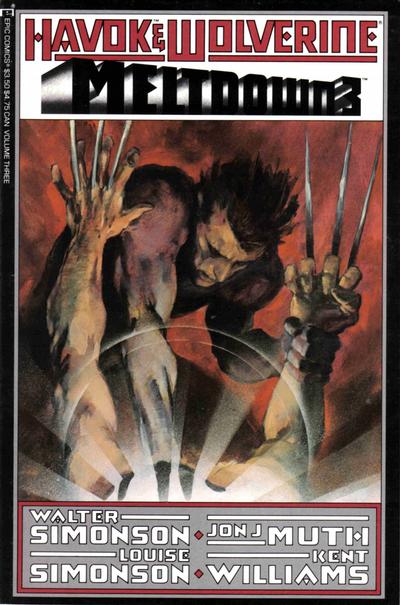 Havok & Wolverine Meltdown #3 Marvel Comics (1988)